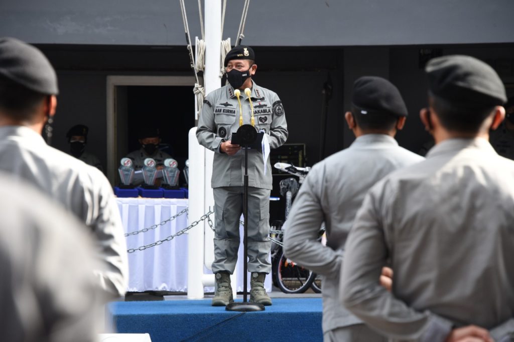 Upacara HUT Ke-16 Bakamla RI Dilaksanakan Sederhana Namun Khidmat