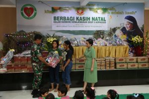 Bingkisan Kasih untuk Panti Asuhan Pelayanan Kasih Mandiri Cibubur dari Grup 3 Kopassus