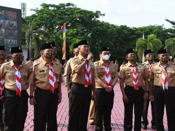 TNI AL Gelar Apel Gabungan Pramuka Saka Bahari