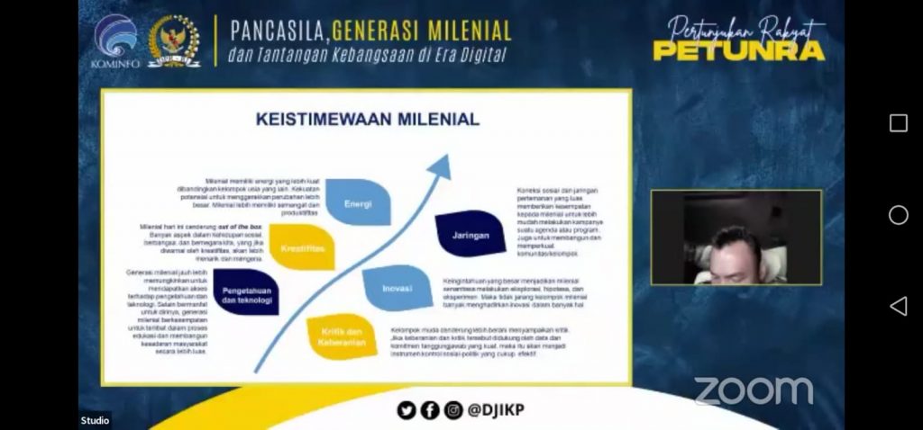 Anggota Komisi I DPR RIHasbi Anshory: Generasi Milenial Jangan Sampai Lebih Kenal Atta Halilintar daripada Pancasila