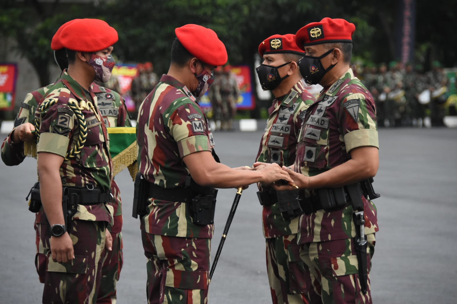 Kolonel Inf Agus Sasmitha Resmi Jabat Danpusdiklatpassus Kopassus