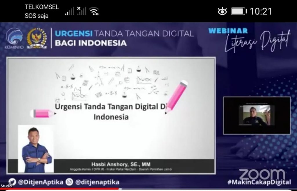 Medesak, Tanda Tangan Digital di Indonesia