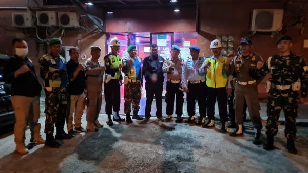 Dansatpom Lanud Suryadarma Pimpin Razia Tempat Hiburan Malam