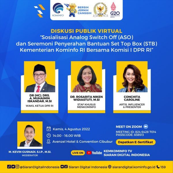 Cak Imin Minta Masyarakat Dukung Migrasi TV Analog ke Digital