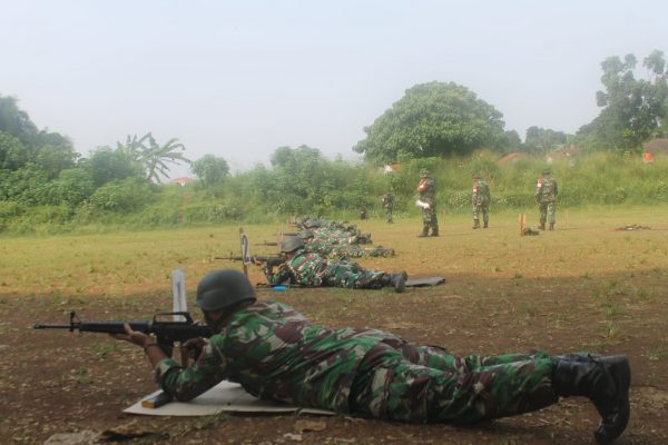 Pelihara Kemampuan Menembak, Kodim 0503 /JB Gelar Latbak Jatri