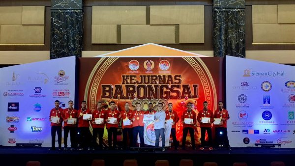 Tim Naga Yudha Yon Arhanud 6/BAY Meraih Emas di Kejuaraan Barongsai Tingkat Nasional