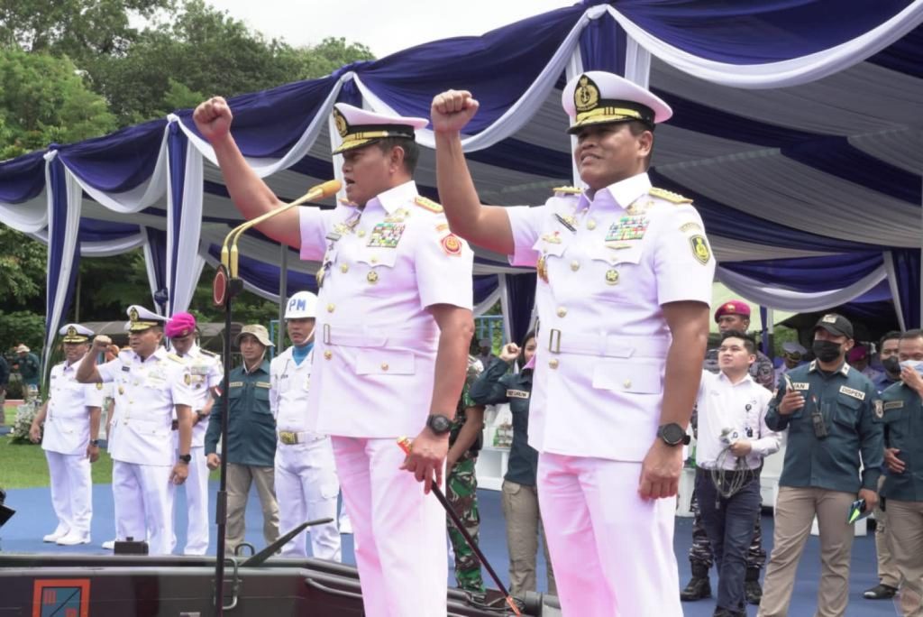 Panglima TNI Laksmana TNI Yudo Margono Serahterimakan Jabatan Kepala Staf Angkatan Laut