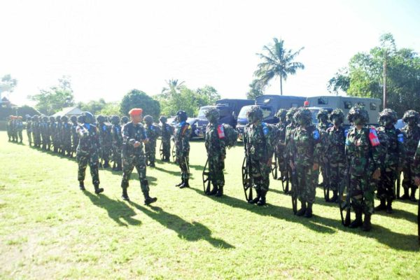 Pembukaan Latihan Berganda Merak Sakti Prasis Semaba PK Wanita Angkatan ke-50 di Skadik 401 Kaliurang