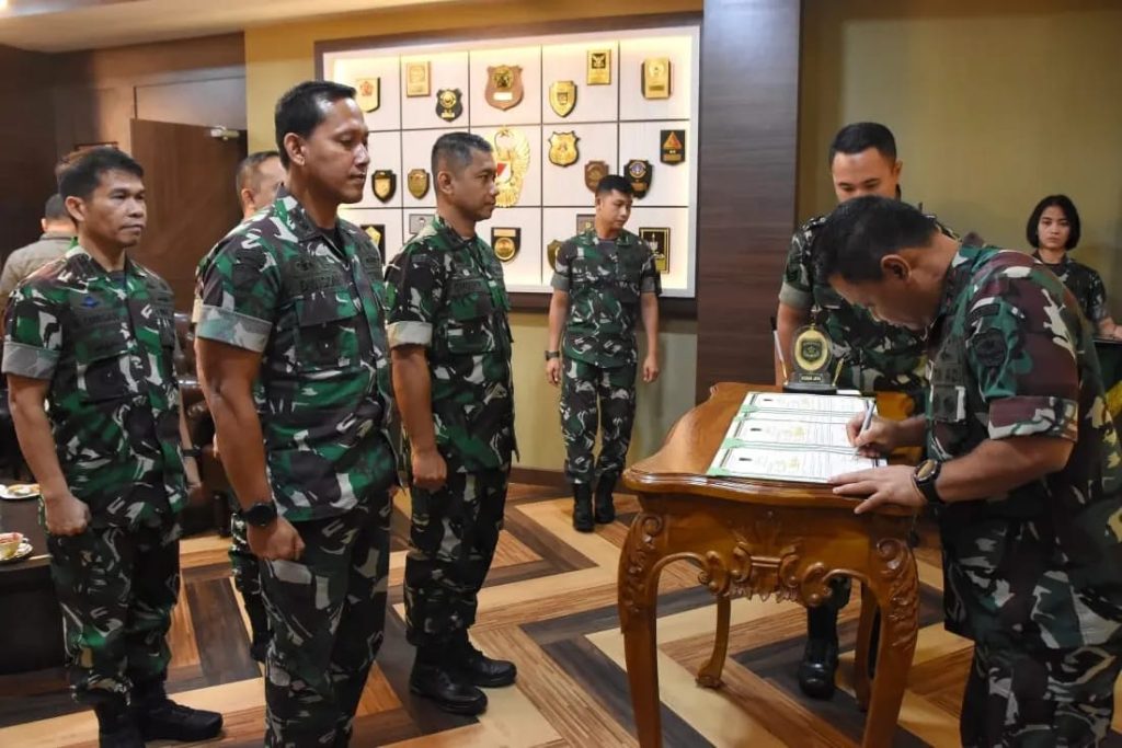 Pangdam Jaya Pimpin Acara Penyerahan Jabatan Dilingkungan Makodam Jaya