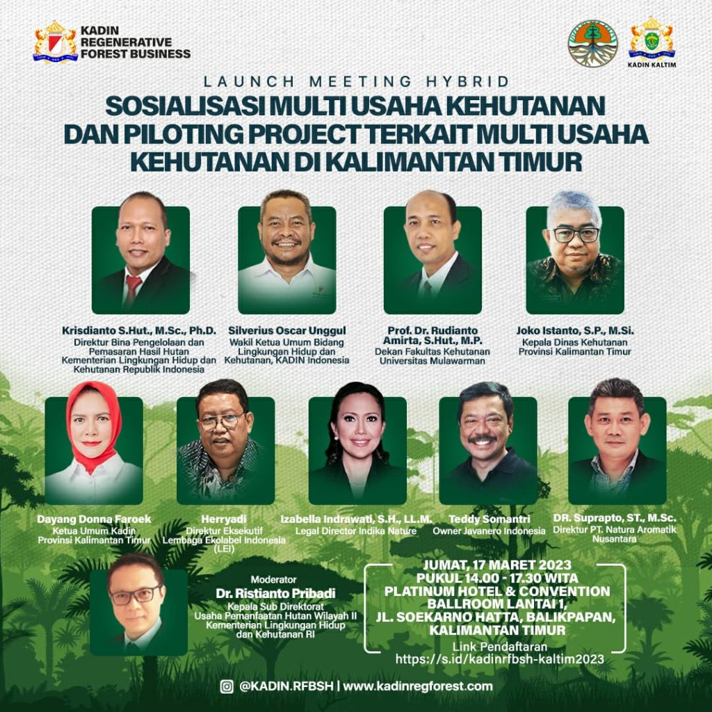 Sosialisasi Multi Usaha Kehutanan dan Piloting Project terkait Multi Usaha Kehutanan di Kalimantan Timur