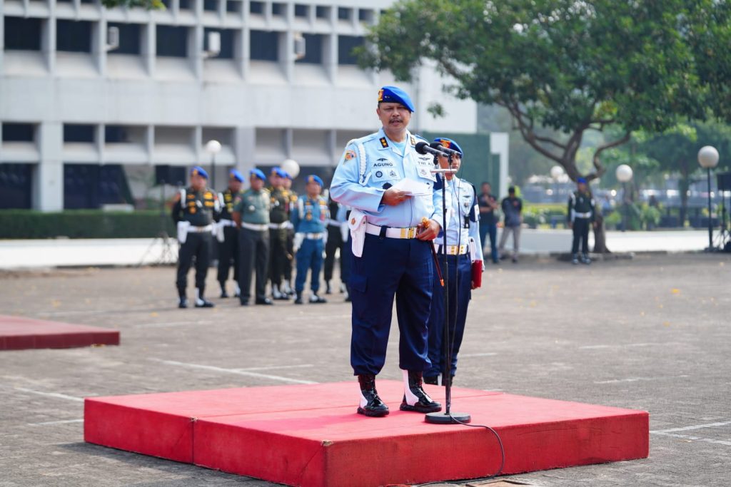 Yakinkan Kelancaran HUT TNI, Danpuspom TNI Gelar Apel Kesiapan