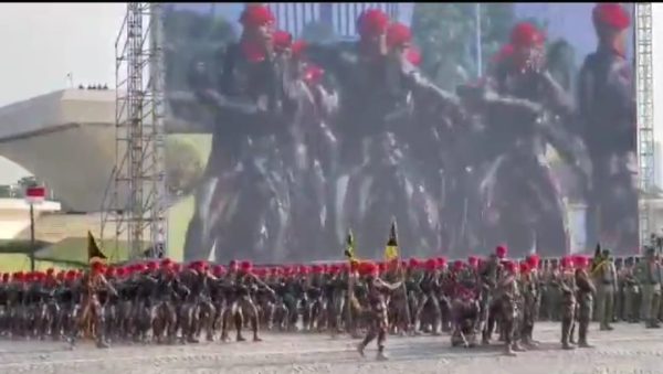Kopassus Raih Juara Pertama Parade, Defile Dan Yel-Yel HUT Ke-78 TNI Tahun 2023