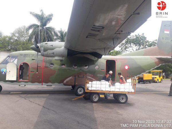 Kolaborasi TNI AU-BRIN: Teknologi Modifikasi Cuaca Sukseskan Pembukaan FIFA World Cup U-17