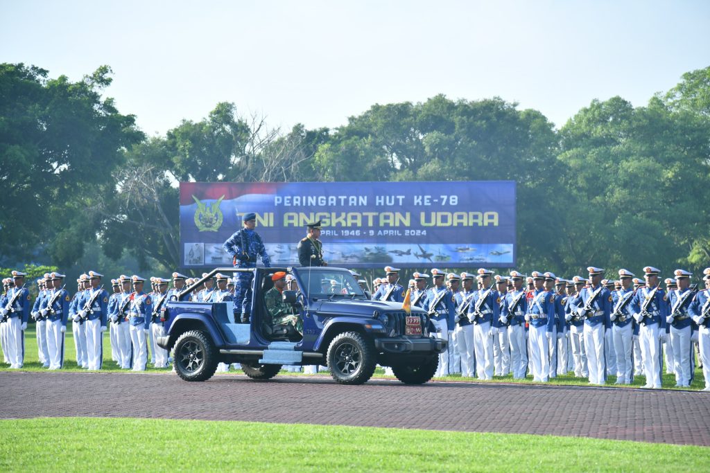 Puncak Peringatan HUT Ke-78 TNI AU, Panglima TNI Apresiasi Profesionalitas, Dedikasi, Militansi Prajurit TNI AU