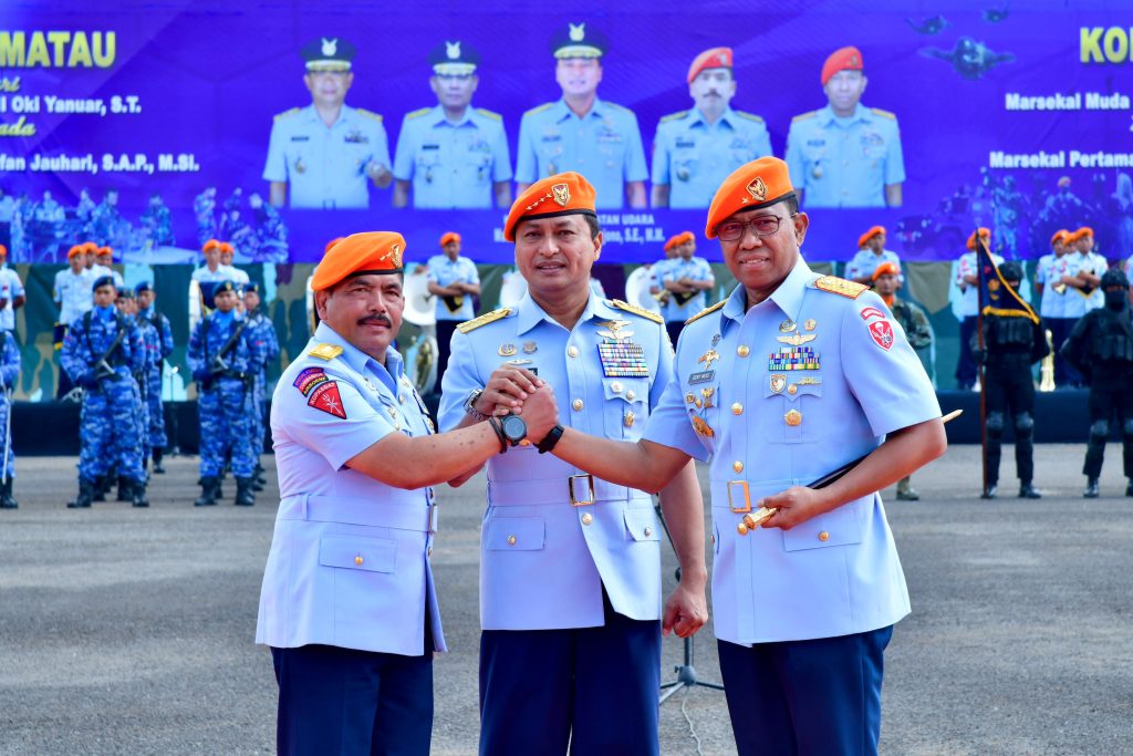 Kasau Pimpin Sertijab Dankoharmatau dan Dankopasgat