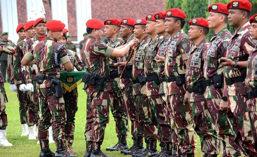 Sertijab Jadi Wujud Nyata Tour of Duty dan Tour of Area dalam Pembinaan Personel Kopassus