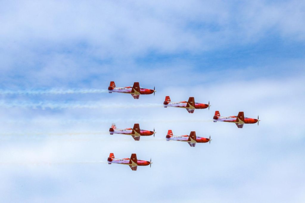 Jupiter Aerobatic Team Jalani Latihan Perdana Jelang Tampil di HUT ke-65 RBAF